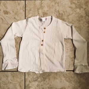 Clayeux White Cardigan